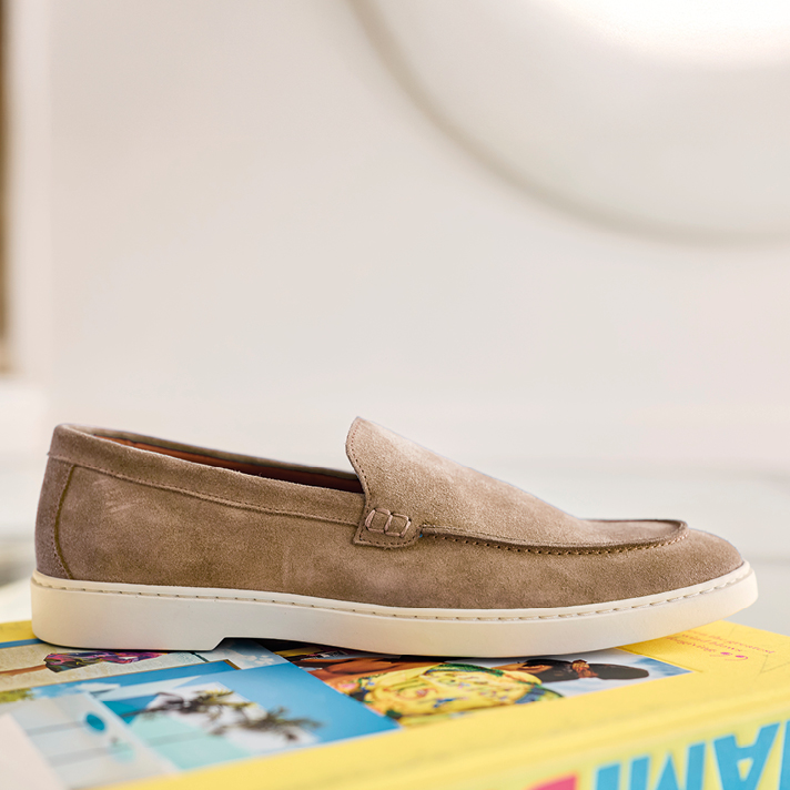 mocassins Creg nubuck beige