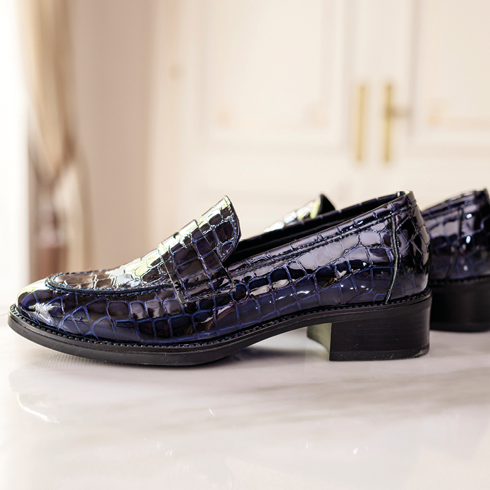 Mocassins Thelma bleu