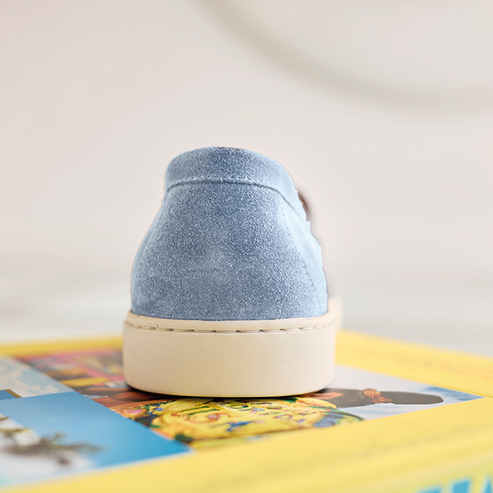 mocassins Creg nubuck ciel