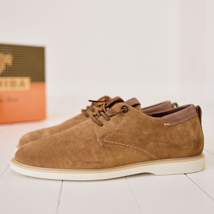 derbies Niels nubuck camel
