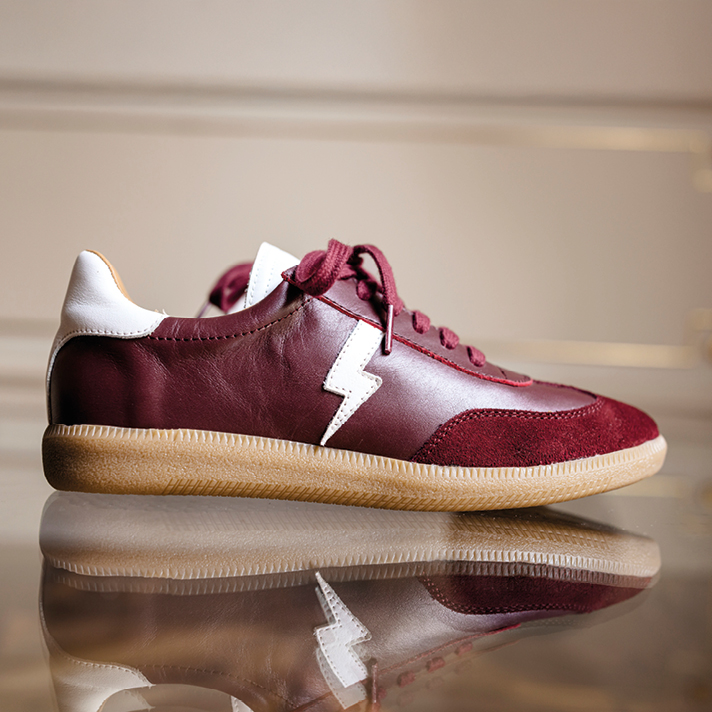 Baskets Amber Bordeaux