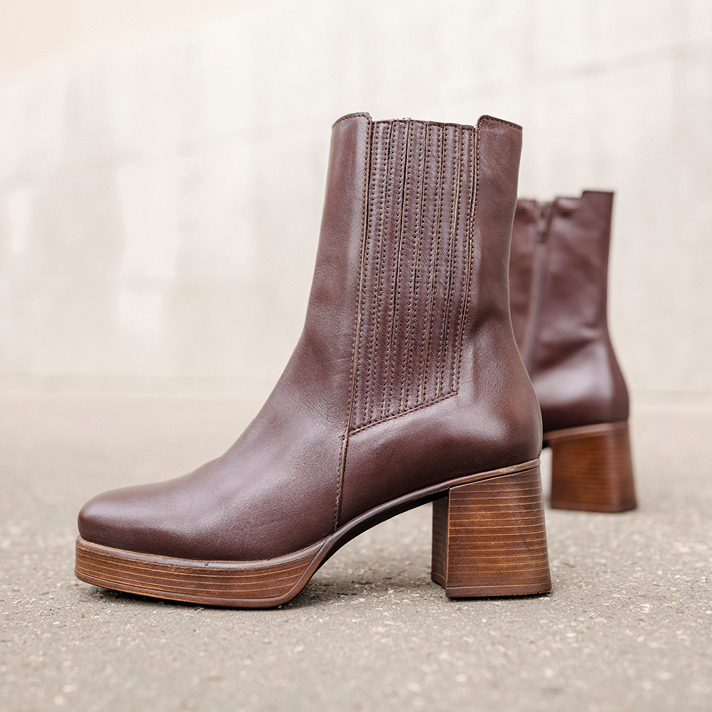 Boots Audrey marron