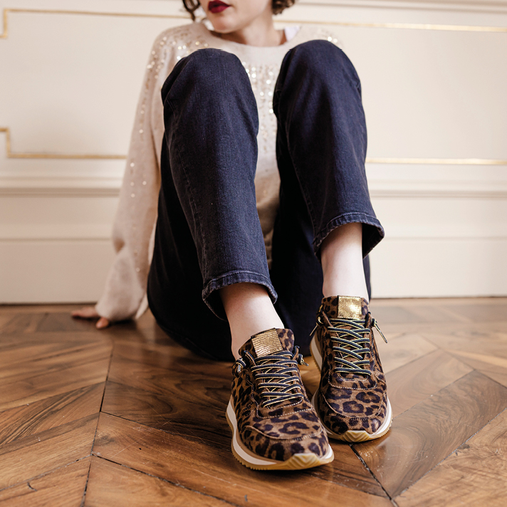Baskets Daisy Léop