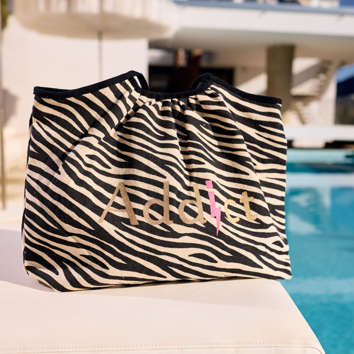 sac cabas Sarabi textile zèbre