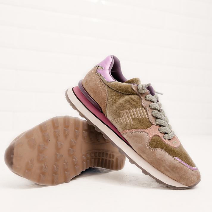 Baskets Marie kaki rose