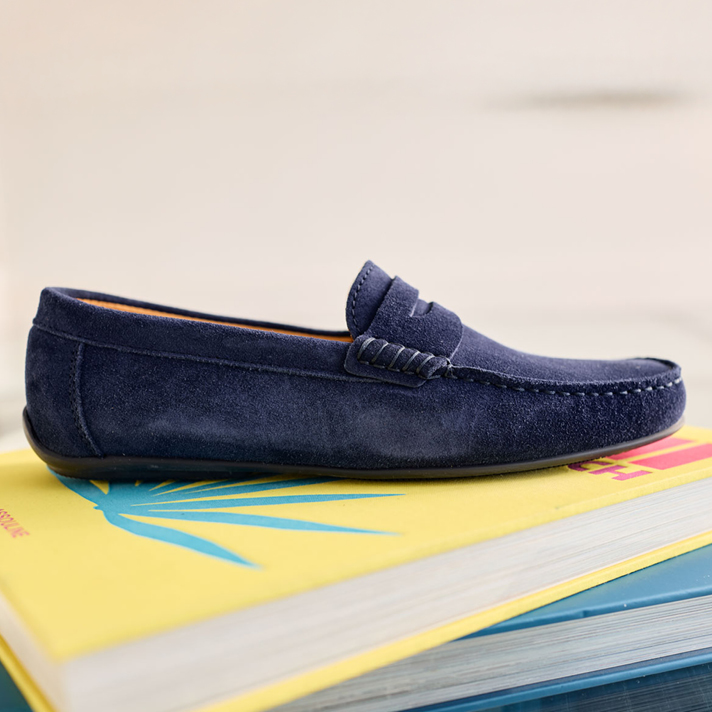 mocassins Cory nubuck marine