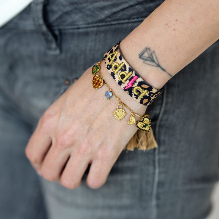 bracelet Addict léop