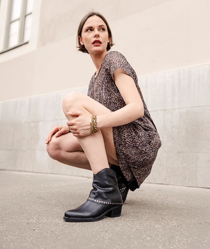 Boots Rachel noir