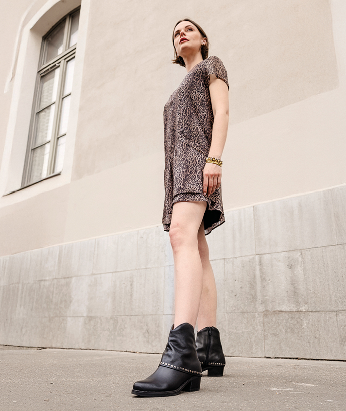 Boots Rachel noir