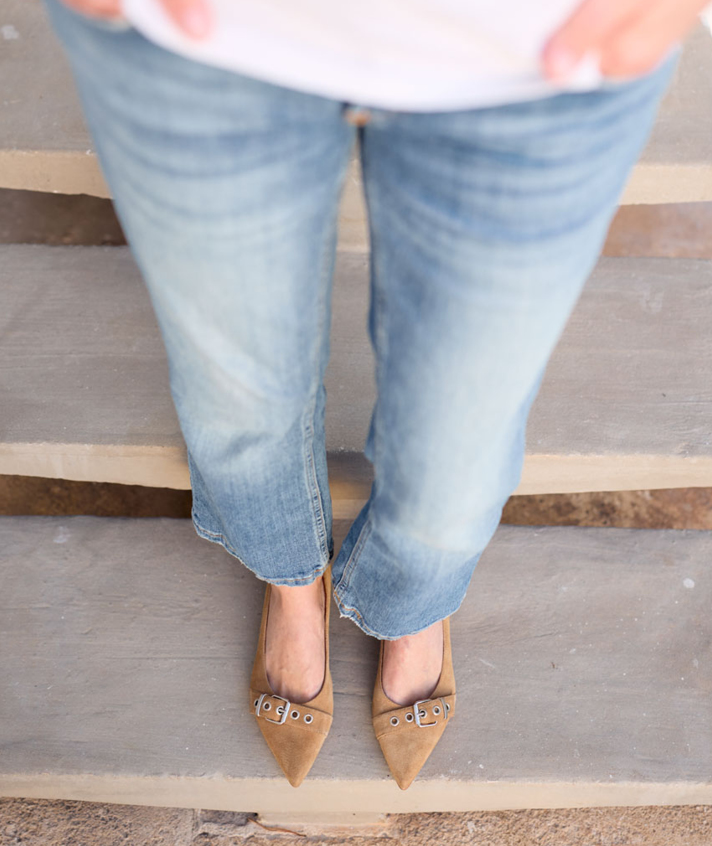 escarpins Lise nubuck camel