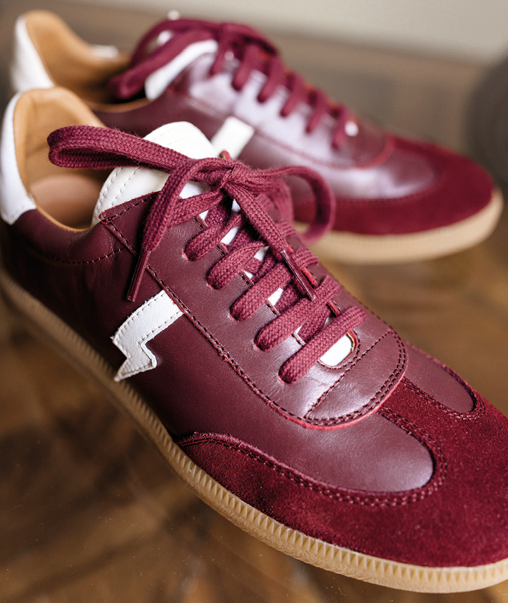 Baskets Amber Bordeaux