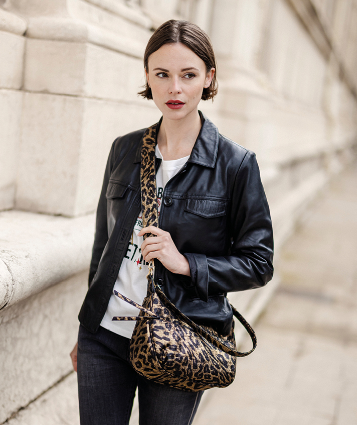 Sac Emy Léop Or