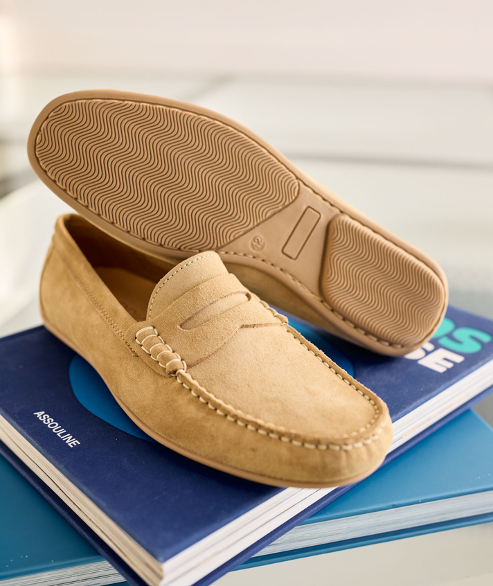 mocassins Cory nubuck beige
