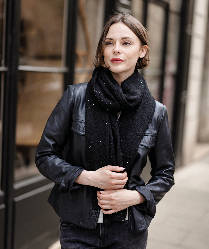 Foulard Isla noir