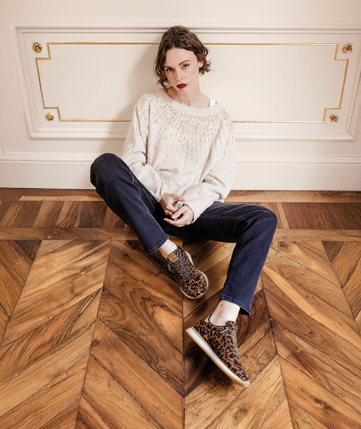 Baskets Daisy Léop