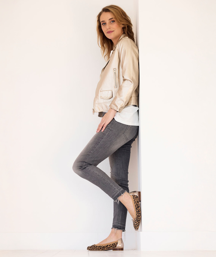 ballerines Mégane nubuck léop