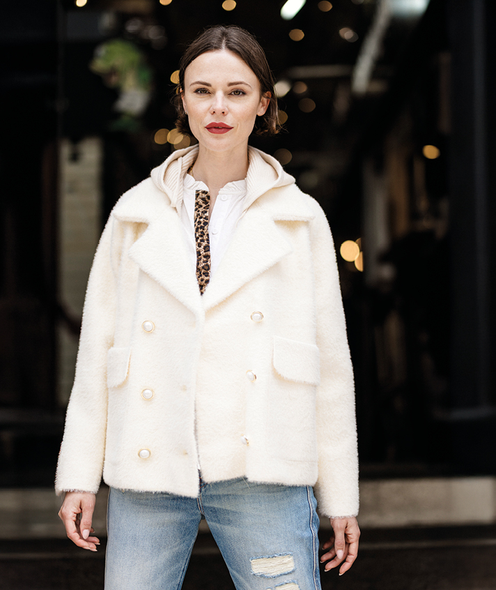 Veste Perla blanc