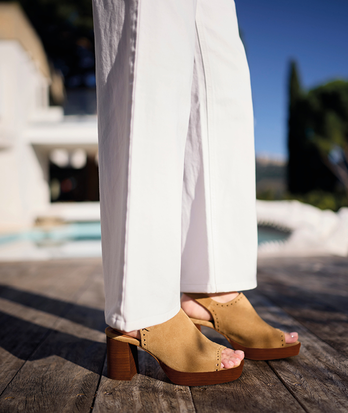 sandales Paloma nubuck camel