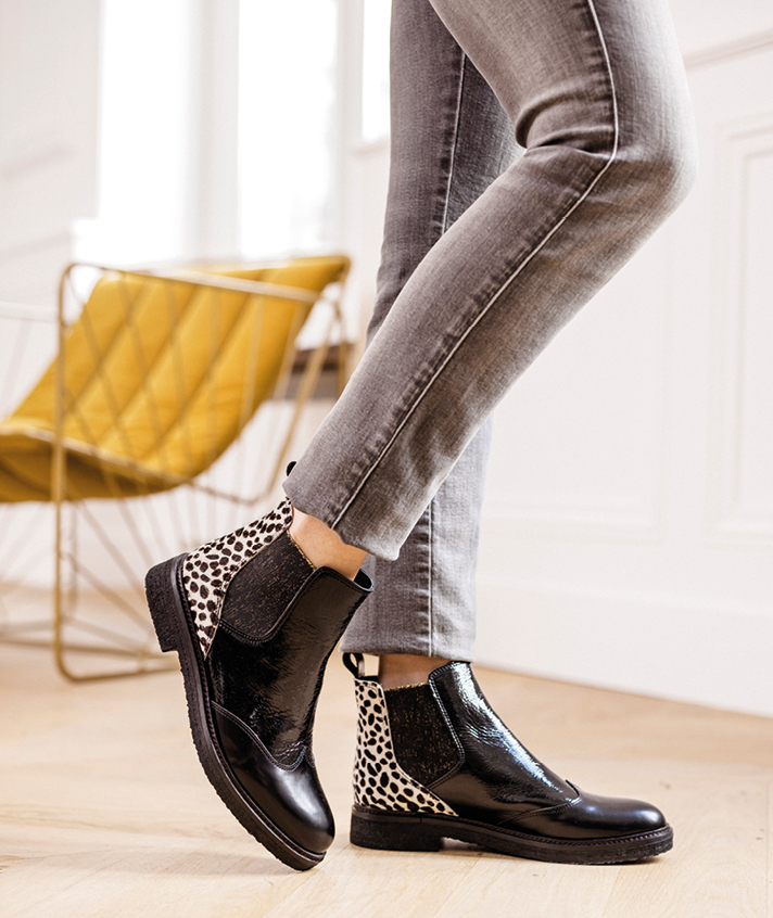 Boots Lisy noir