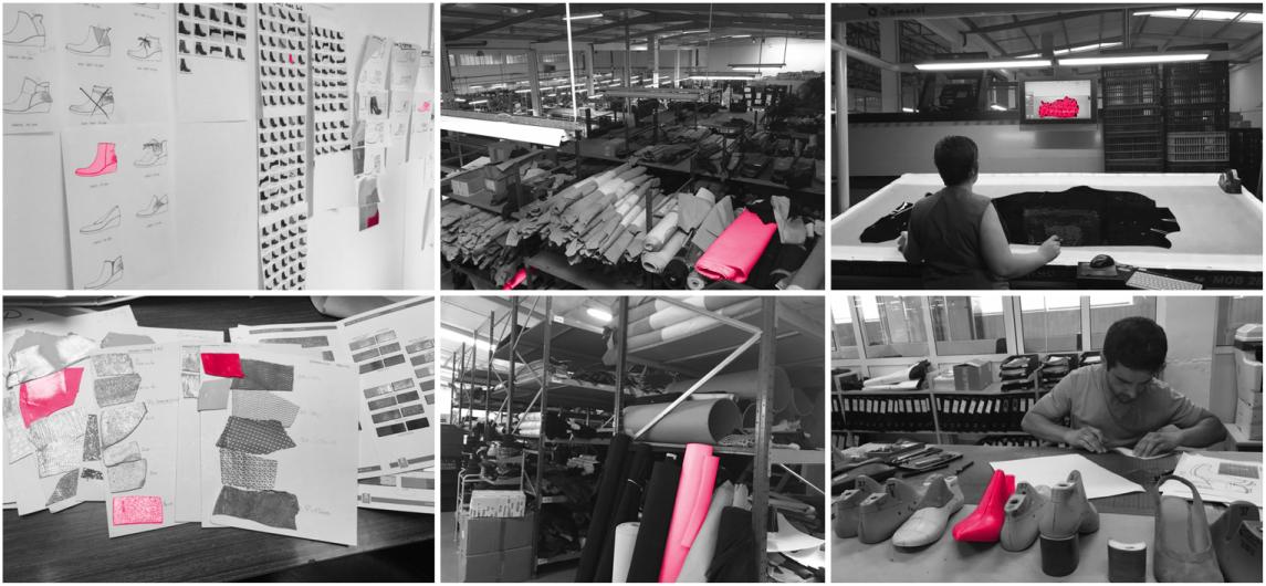 Atelier de fabrication artisanale des chaussures Mazélie